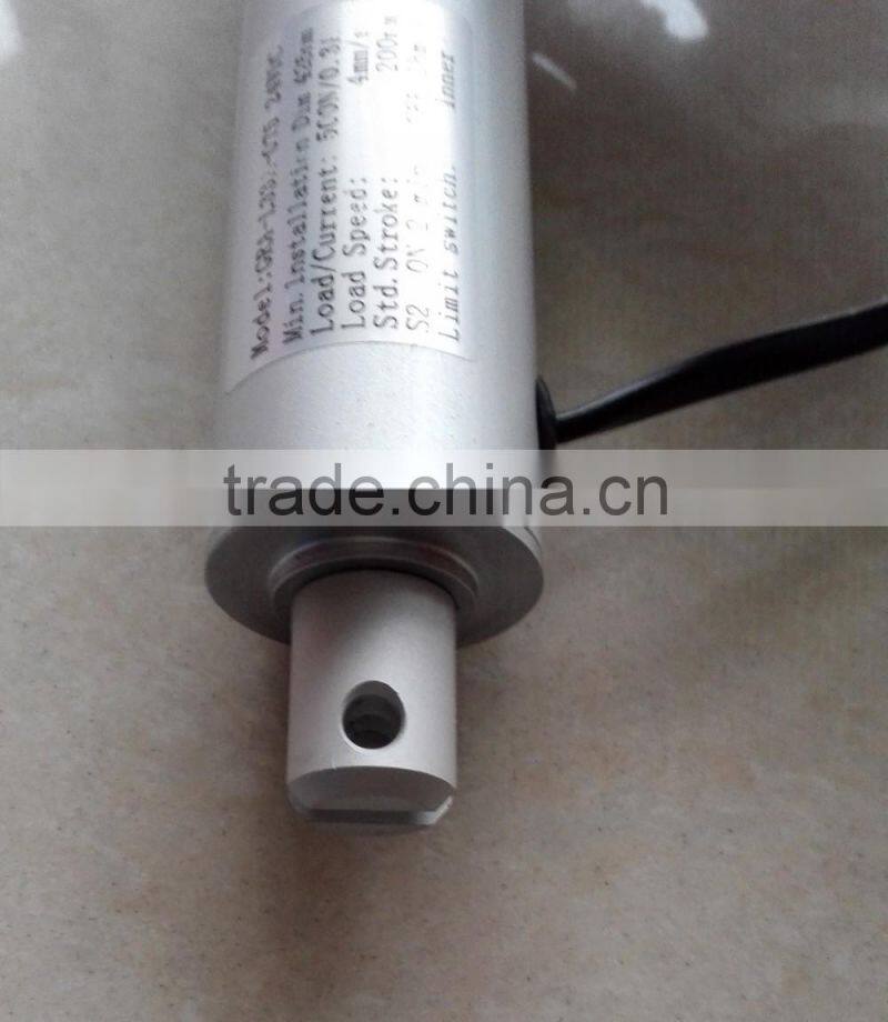 33mm diameter tubular high speed linear actuator 500N