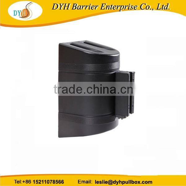 wall mount access control belt barrier wall retractable belt stanchion