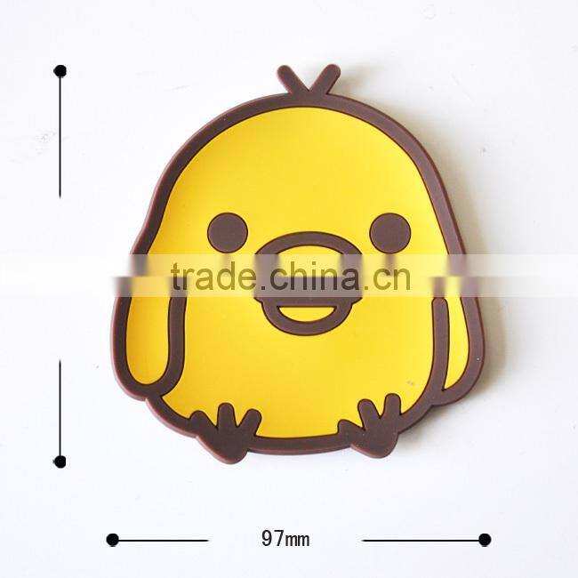 Novelty animal shape silicone wine glass coaster