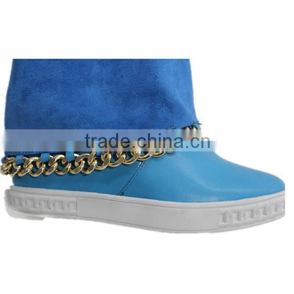Metal chains hidden heels new models women boots