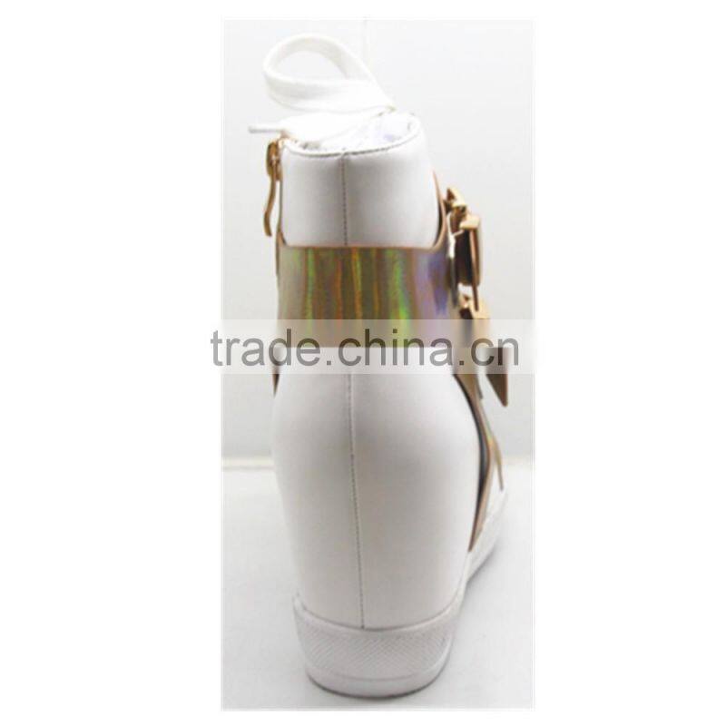 2015 newest fashion women patent leather boots