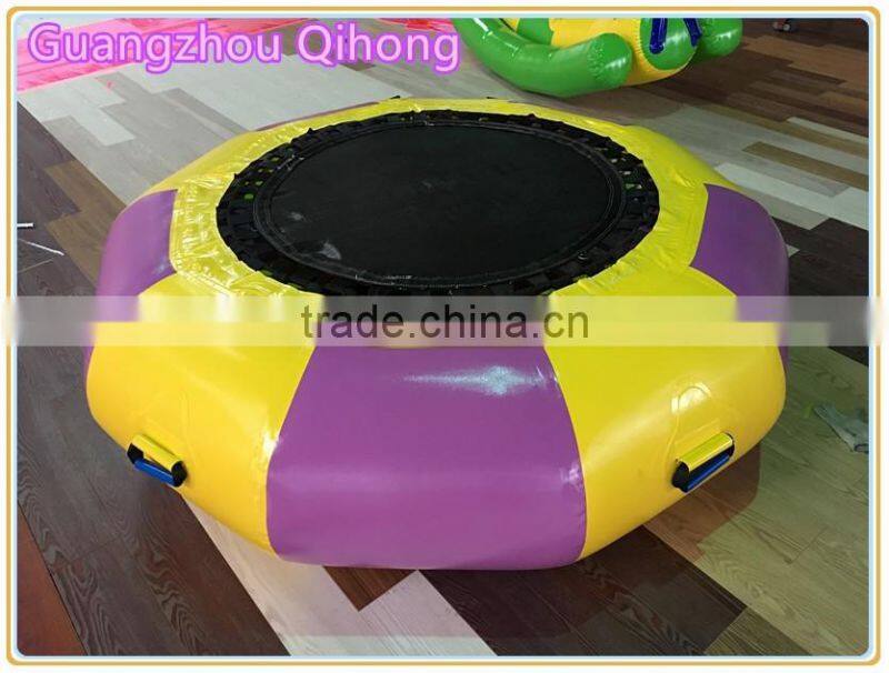 giant inflatable water blob catapult inflatsble pillow trampoline lake river toys adventure water sport game for adult and kid