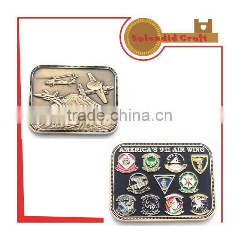 3D soft enamel customer medals