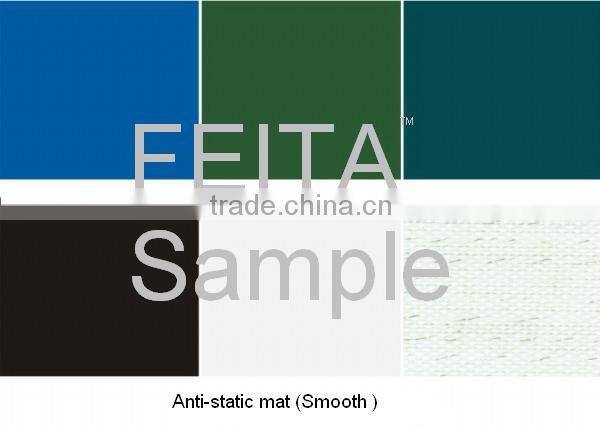 professional feita 2 layer ESD rubber table top mat