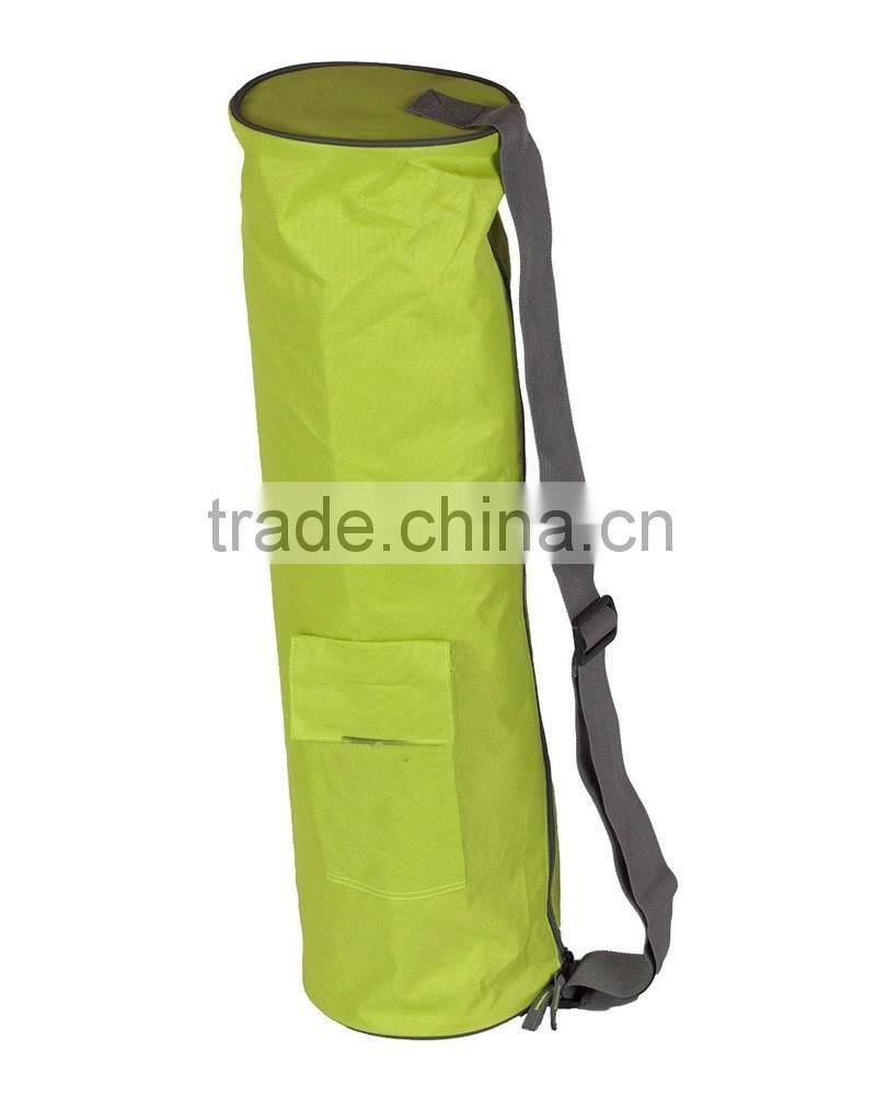 full zipper yoga bag yoga mat bag with breathable mesh