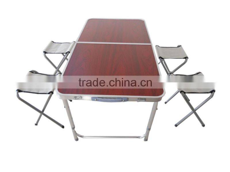 Hot, Easy use Red outdoor table