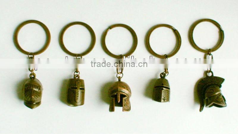 Custom Metal Helmet Keychain