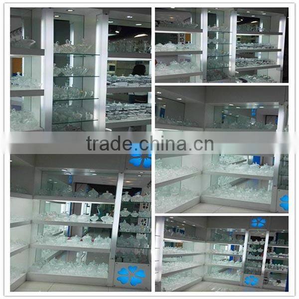 colorful thick glass candle holder