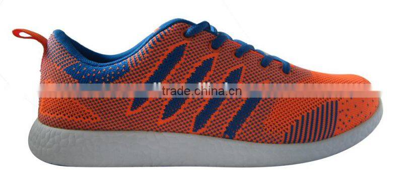 2016 fashion flying knit sport shoes for men