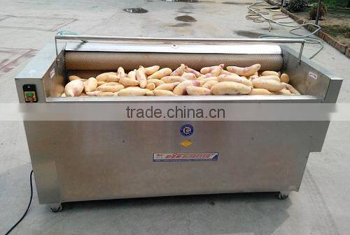 Stainless steel fruit and vegetable washing and peeling machine for sale