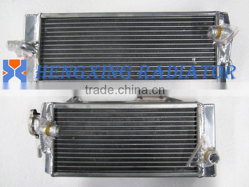 Motorcycle racing aluminum water radiator