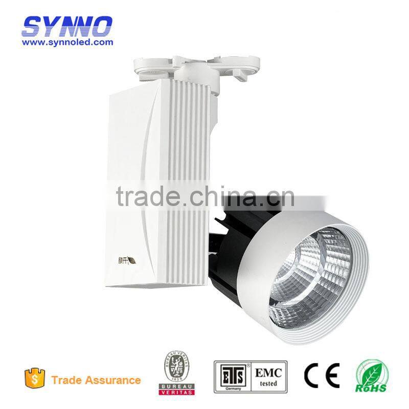 new design US bridgelux COB led chipset adjustable 30w led track light