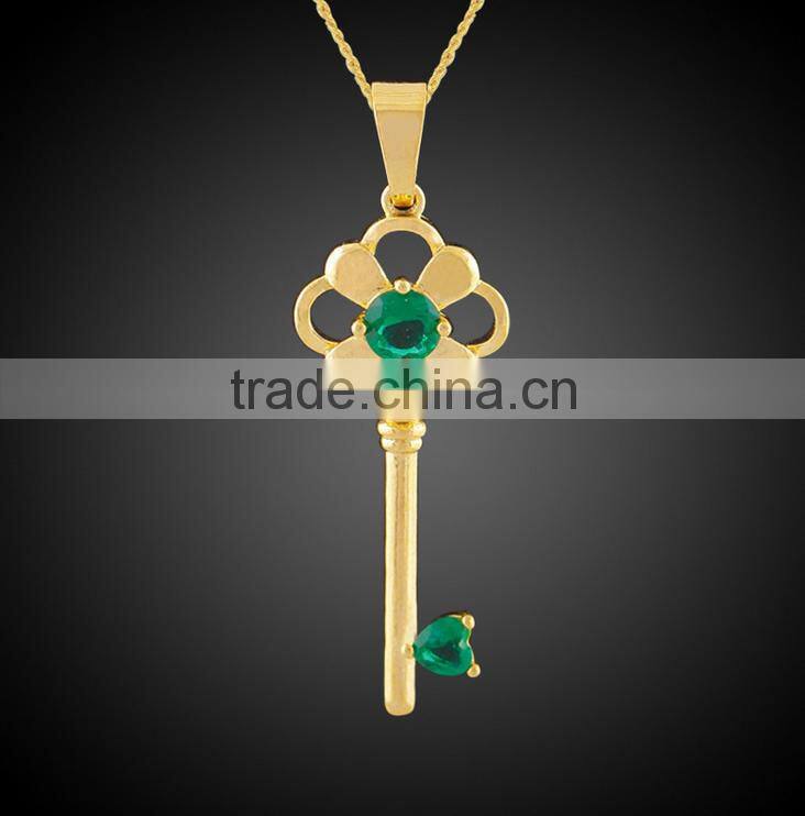 ATHENAA New Trendy 18K Gold Plated Jesus Cross Pendant Wholesale American Diamond Jewelry