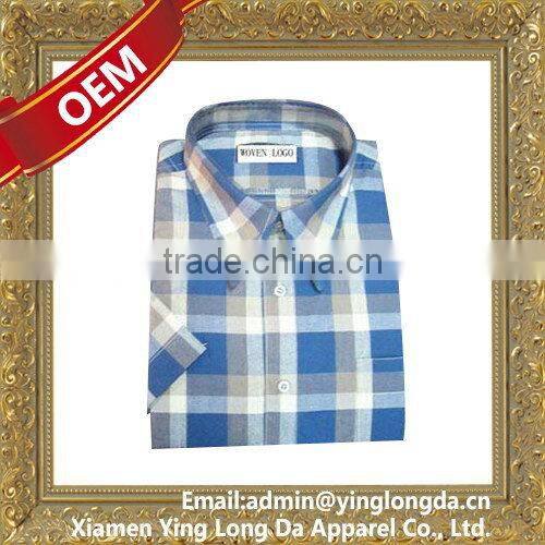 Most popular hot-sale combed cotton mens shirt