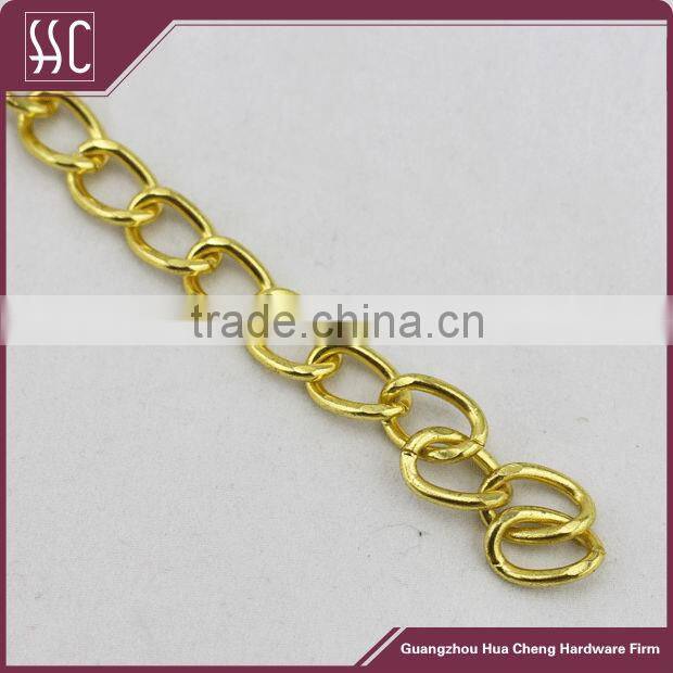 shiny gold plate purse chain,gold wallet chain,women chain wallet