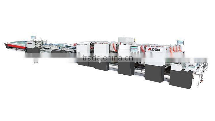 Automatic corrugated box folder gluer