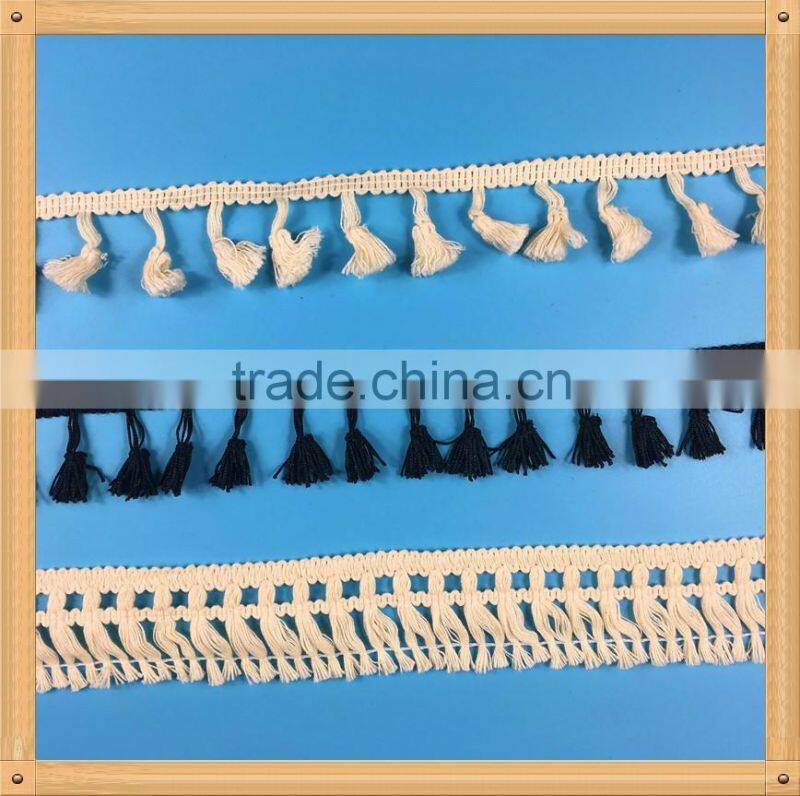 Rayon chainette fringe for garment accessory 2016