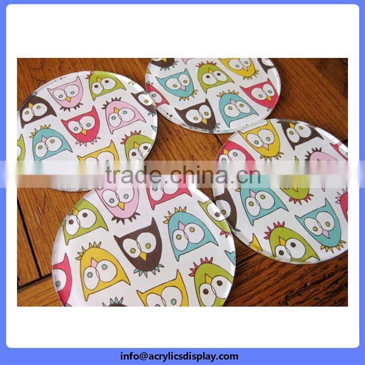 New style Best-Selling acrylic drink coasters for retail