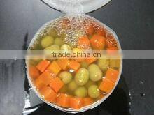 Canned Mixed Vegetable 70% Green Peas 30% Carrot