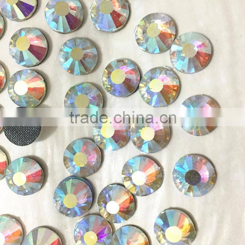 big size ss50 1cm crystal color dmc rhinestone hot fix for iron-on clothing,shoes,bags