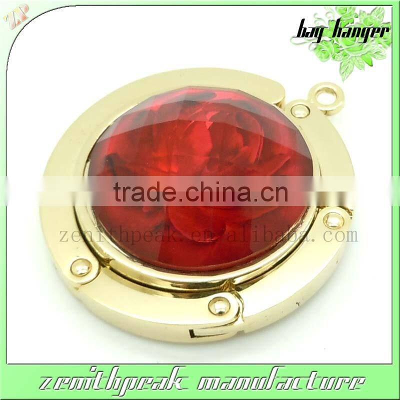 2016 Promotional metal heart shape bag hanger/heart shape bag holder/heart shape bag hook