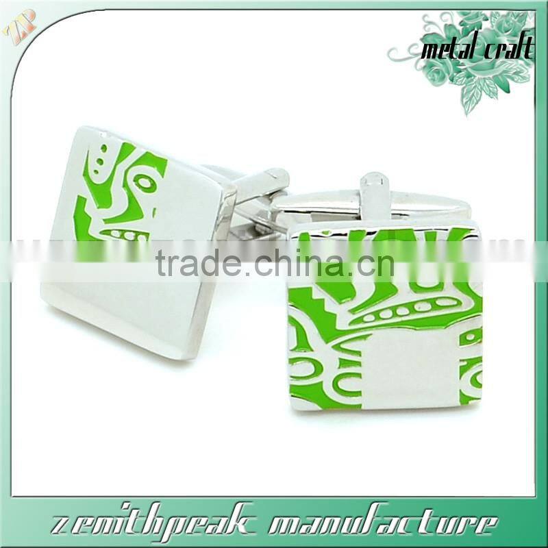 metal cufflink with customized logo