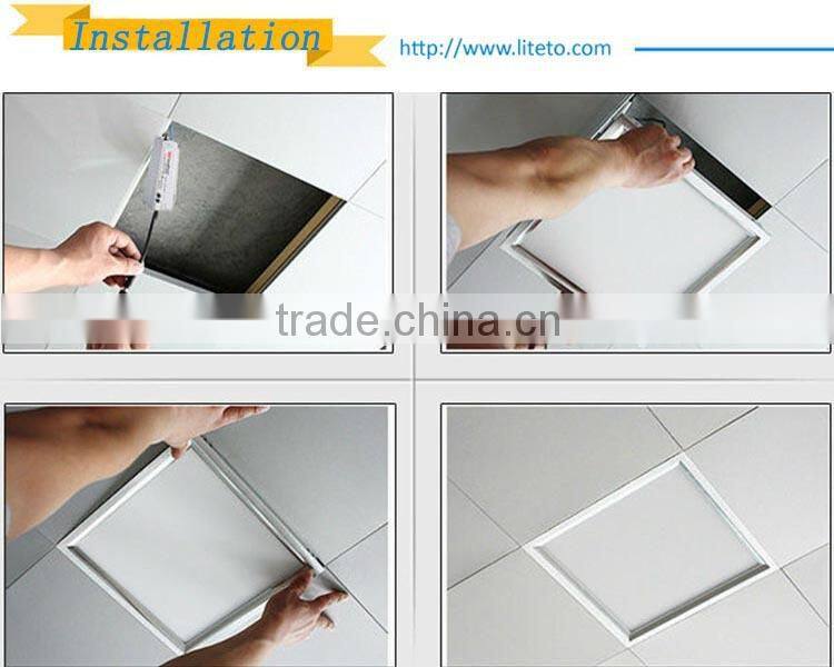 Shenzhen manufacturer dimmable surface mounted 36w 60x60 cm metal frame led panel light