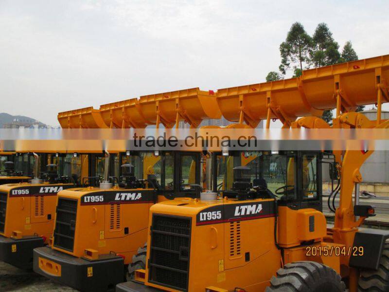 Chinese LTMA 3 ton 5 ton pay loader boom loader