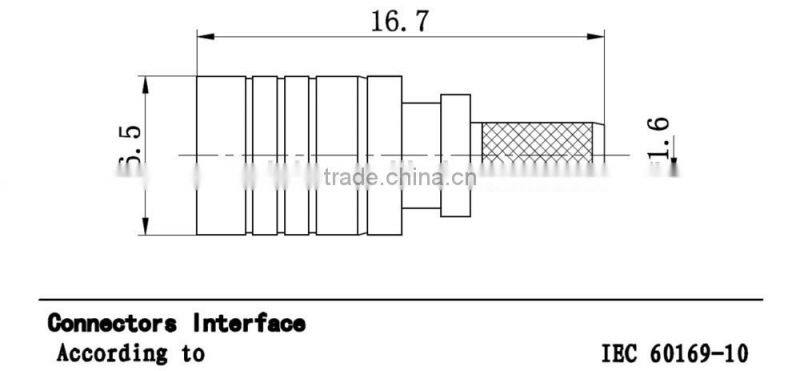 RF SMB Crimp Type Female connector