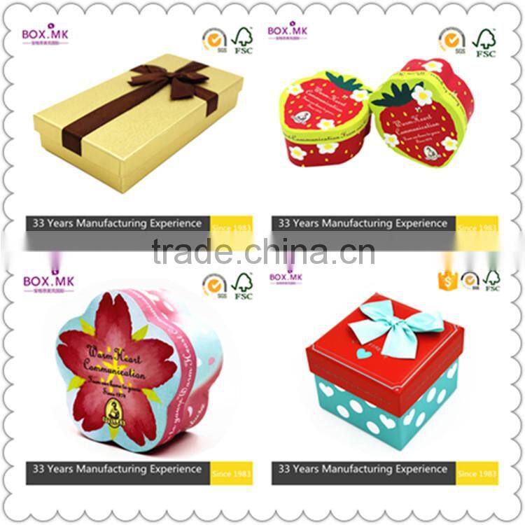 Beautiful Handmade Red Rectangle Black Chocolate Box