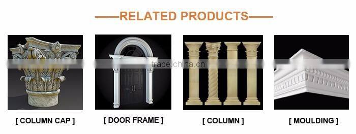 External and internal beautiful decorative for villa and bank and hotel greek column caps