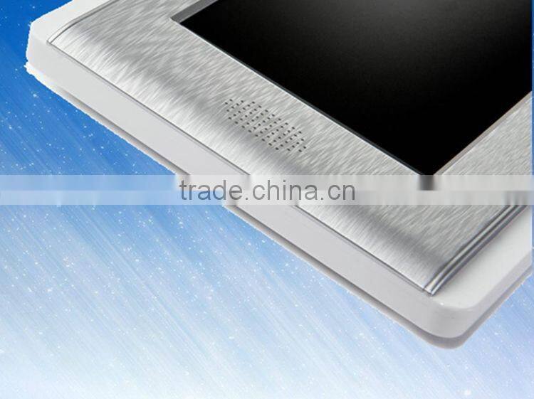 For home office waterproof smart wired doorbell with camera, Intercom System video door phone with digital color LCD for monitor