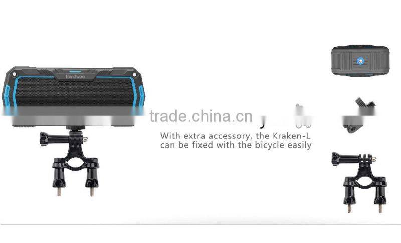 Water resistant bluetooth speakers with X-BASS sound promoting