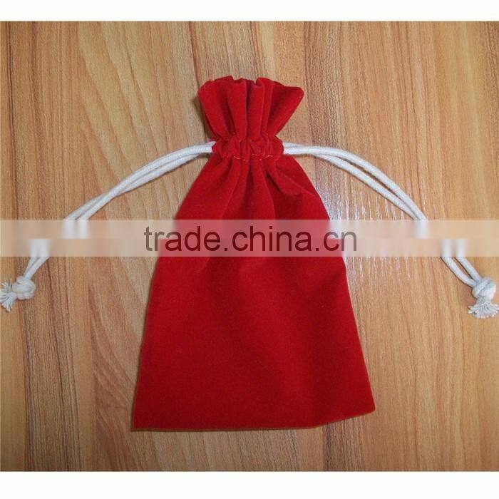 High quality drawstring velvet jewellery bag
