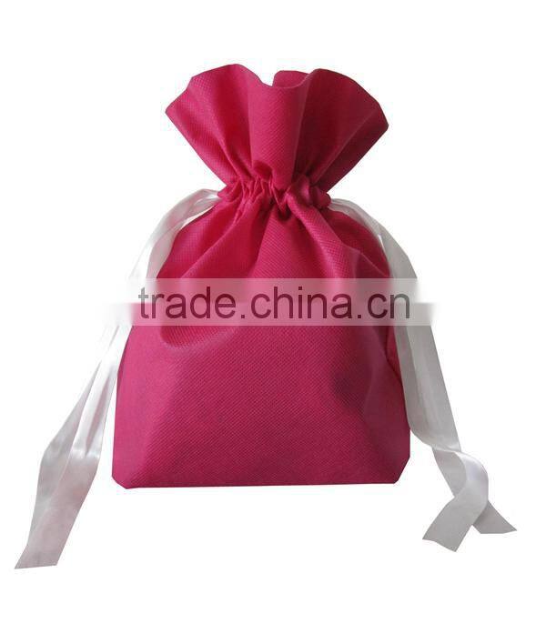 Large capacity black velvet drawstring pouch Wholesale