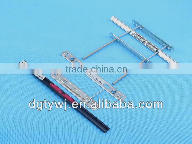 Folding Paper Transfer Mechanism, metal spring clips