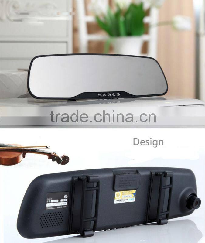 Rearview Mirror Car DVR , Car Black Box Camera