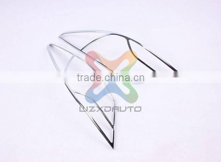 SET CHROME REAR TAIL LIGHT LAMP COVER TAIL LAMP COVER FOR VERNA 2014