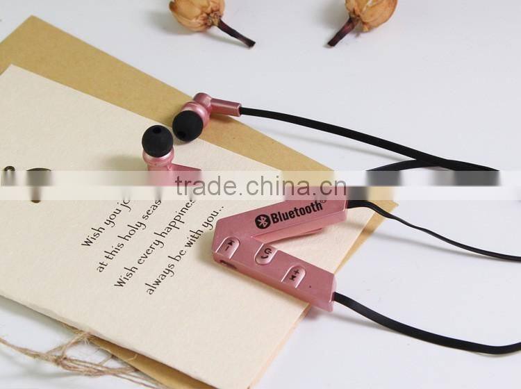 Sport bluetooth headset with autodyne hangers type support music wireless headset