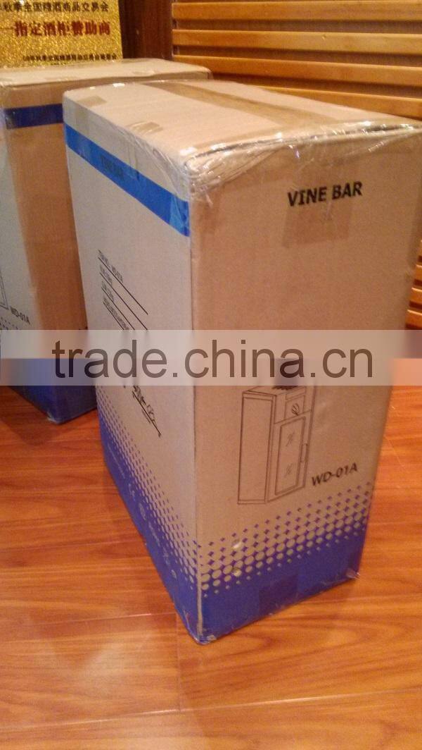 Fashion liquor chiller dispenser mini thermoeletric wine dispenser fridge refrigerated led display wine dispenser