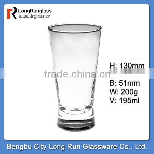 LongRun 55ml China new product glass drinking red wine glass& glass whisky cups&beer glass with heavy base