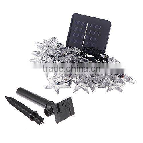 2015 new hot Sunniemart 20 LED White String Light Solar Powered Star Globe String Lightss for Garden Chrismas