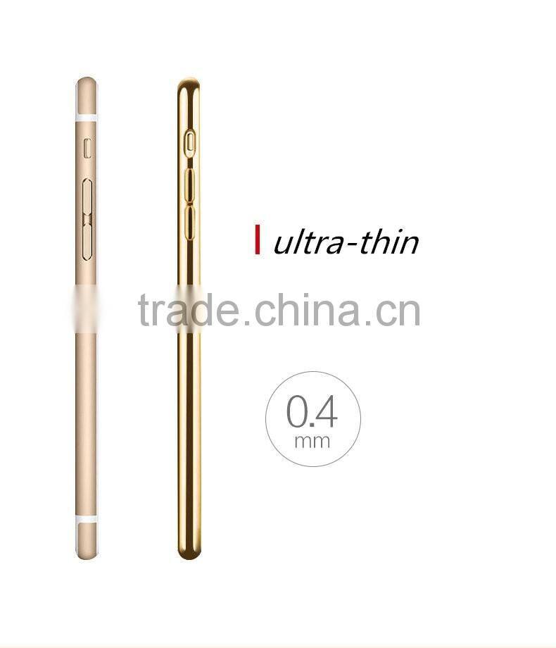 Litchi Grain Luxury Plating TPU Cover Case for iPhone 7 7 Plus Soft Silicone Plating Bumper Case for iPhone 7 7 Plus