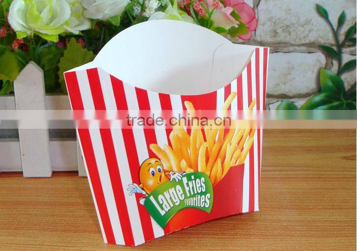the newest design square Potato Chips Cup paper box Chips packaging box