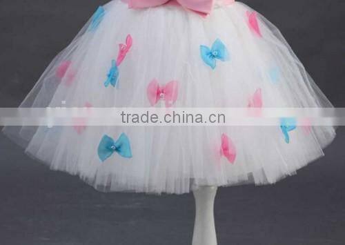 Summer Hot Sale Bows Girls Dress Birthday Bows Girls Dress