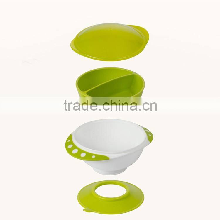 New style drop proof safety baby feeding bowls with sucker