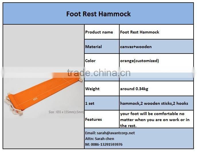 Portable Mini Office Foot Rest hammock Stand Desk Feet Hammock Easy Disassemble hammock with Studying Library Outdoor Indoor
