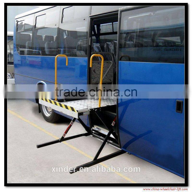 CE certificated customization Folding Manual Wheelchair Ramp with 350kg loading for bus