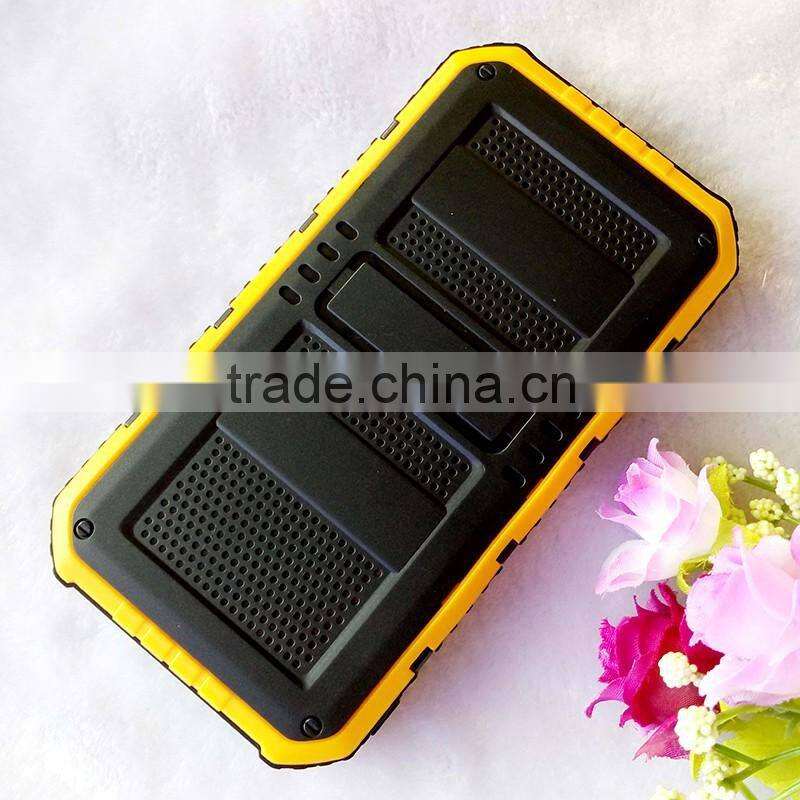 uiversal portable dual usb li polymer solar pannel 5V 1A solar power bank 2000mah