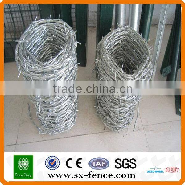 ISO,SGS,BV professional manufacturer Galvanized Barbed Wire Price